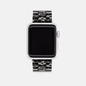 COACH® Apple Strap, 38 Mm, 40 Mm And 41 Mm Ur Dame Sort | DKOKT472