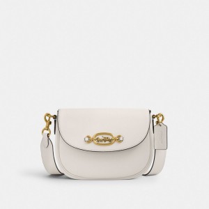 COACH® Harley Crossbody Taske Dame Hvide | DKOKX299