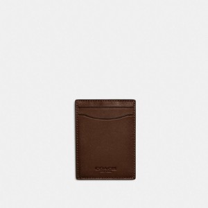 COACH® Money Clip Kortetui Herre Kaffe | DKTCE875