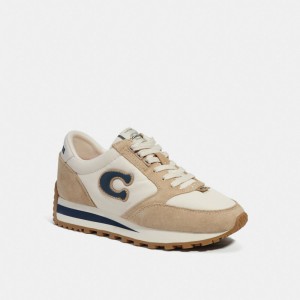 COACH® Runner Sneakers Herre Hvide | DKUZS938