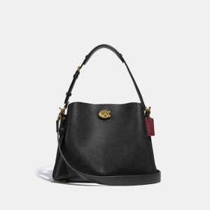 COACH® Willow Skulder Taske Dame Sort | DKKOM169