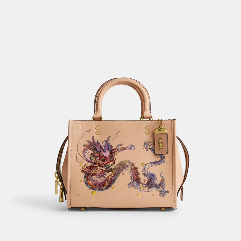 COACH® Boxed New Year Rogue 25 With Dragon Håndtaske Dame Flerfarvede | DKUZA262