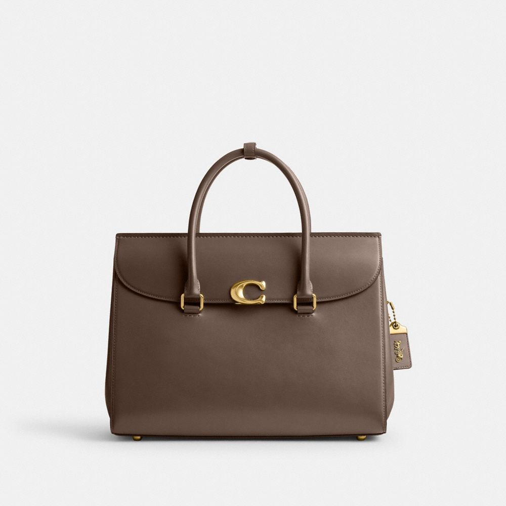 COACH® Broome Carryall 36 Håndtaske Dame Mørkegrå | DKEBU258