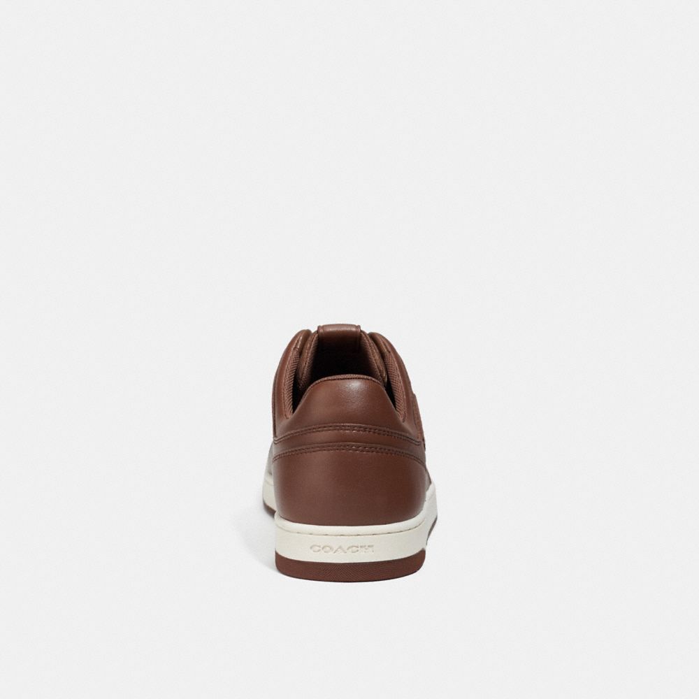 COACH® C201 In Signature Canvas Sneakers Herre Brune | DKLIB950