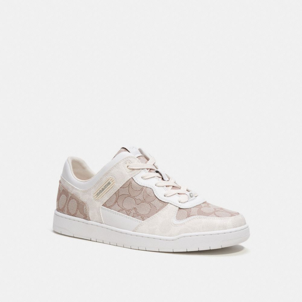 COACH® C201 In Signature Jacquard Sneakers Herre Grå | DKKOV949