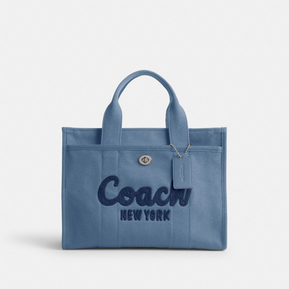 COACH® Cargo Mulepose Dame Sølv Blå | DKGSV166