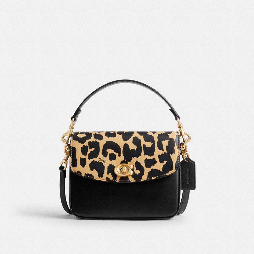 COACH® Cassie 19 With Leopard Print Crossbody Taske Dame Leopard Flerfarvede | DKQME308