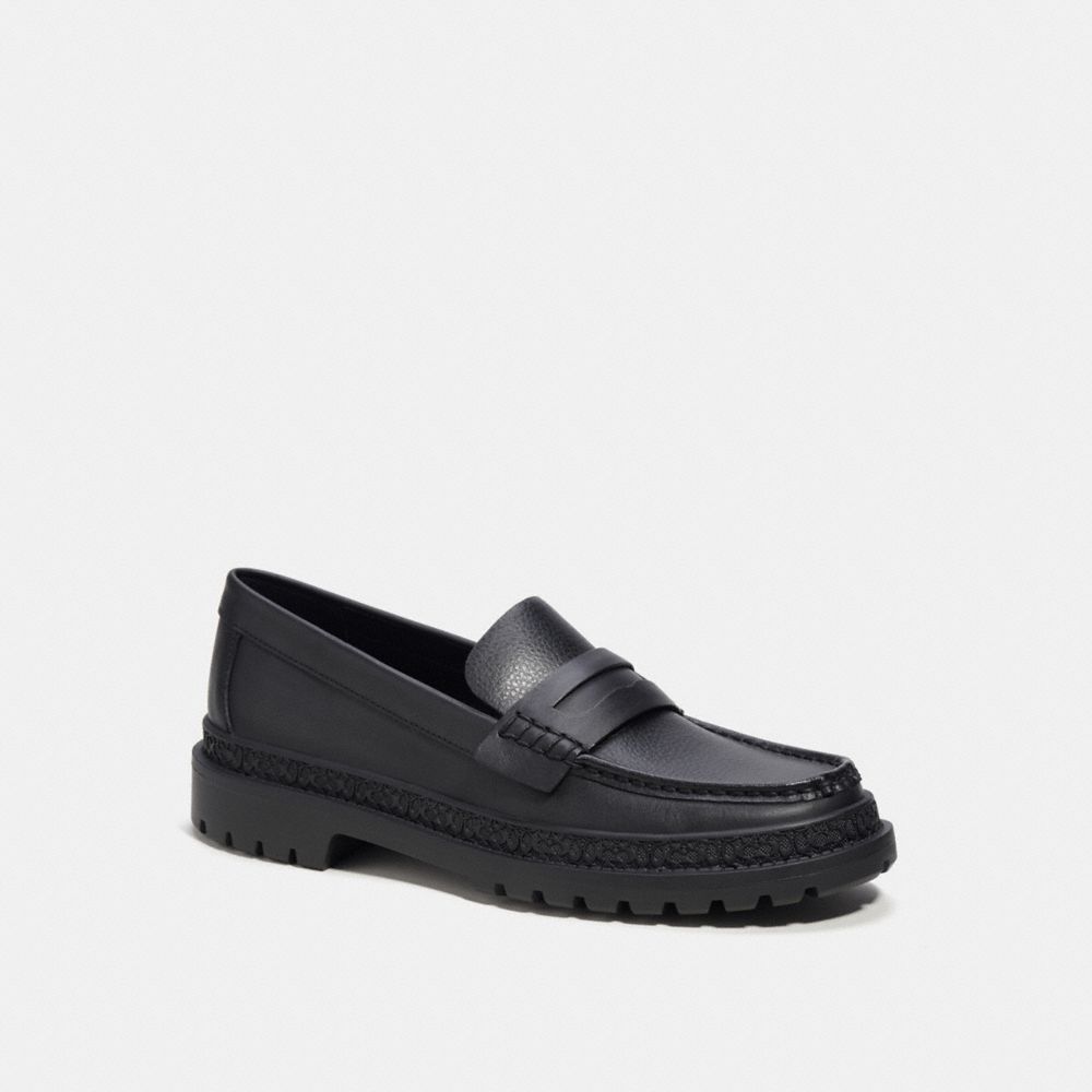 COACH® Cooper Loafer Herre Sort | DKKOD966