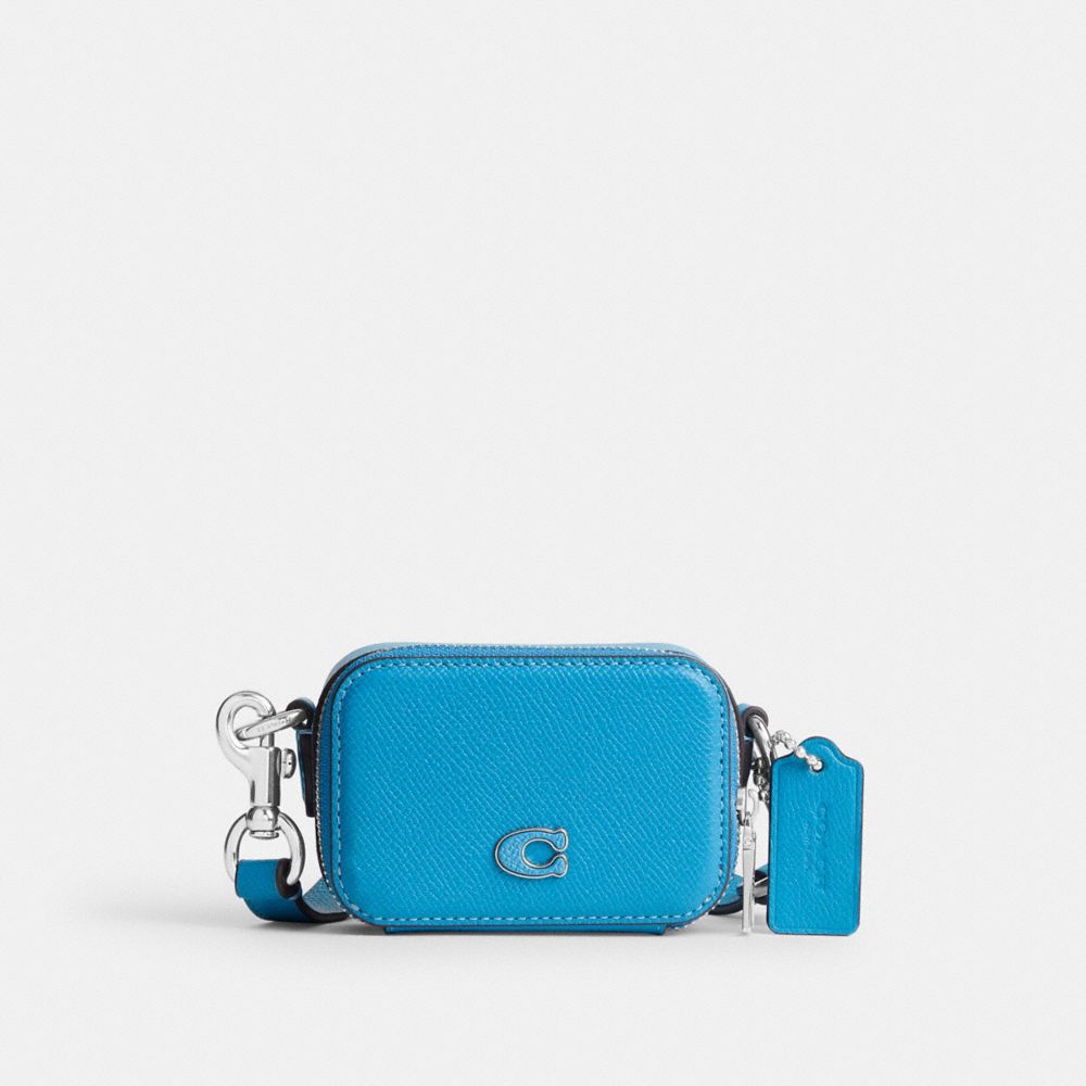 COACH® Crossbody Pouch Crossbody Taske Dame Blå | DKUZV301