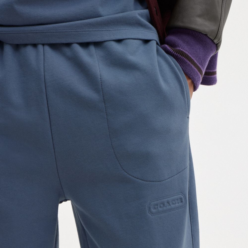 COACH® Essential Solid Joggers Bukser Dame Blå | DKILN627