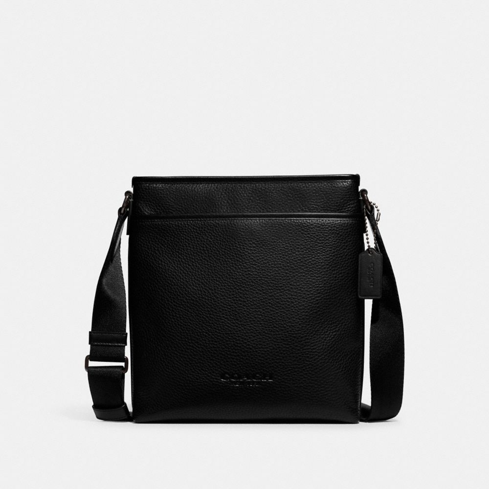 COACH® Gotham Slim Crossbody Crossbody Taske Herre Sort | DKVRS857