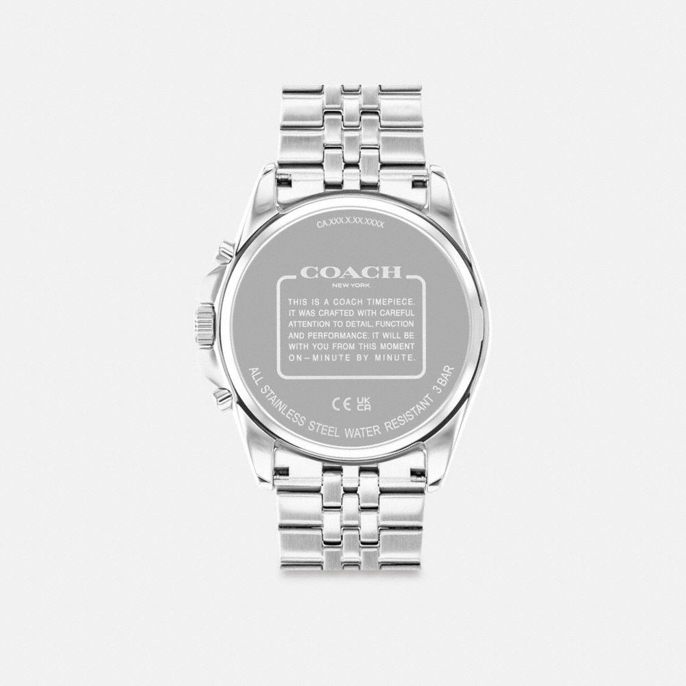 COACH® Greyson, 43 Mm Ur Herre Sølv | DKSGV787