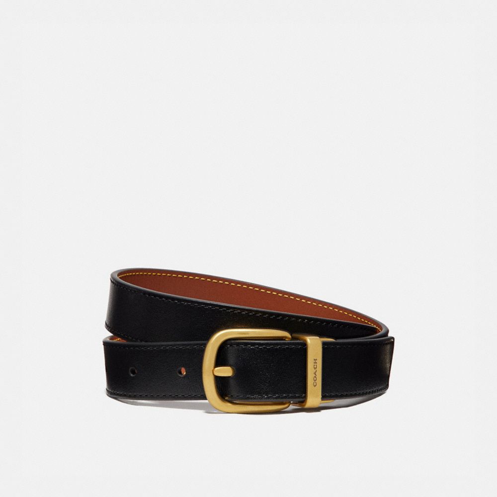 COACH® Harness Buckle Reversible, 25 Mm Bælte Dame Sort | DKDFA451