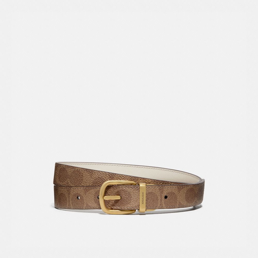 COACH® Harness Buckle Reversible, 25 Mm Bælte Dame Brune | DKSGS452