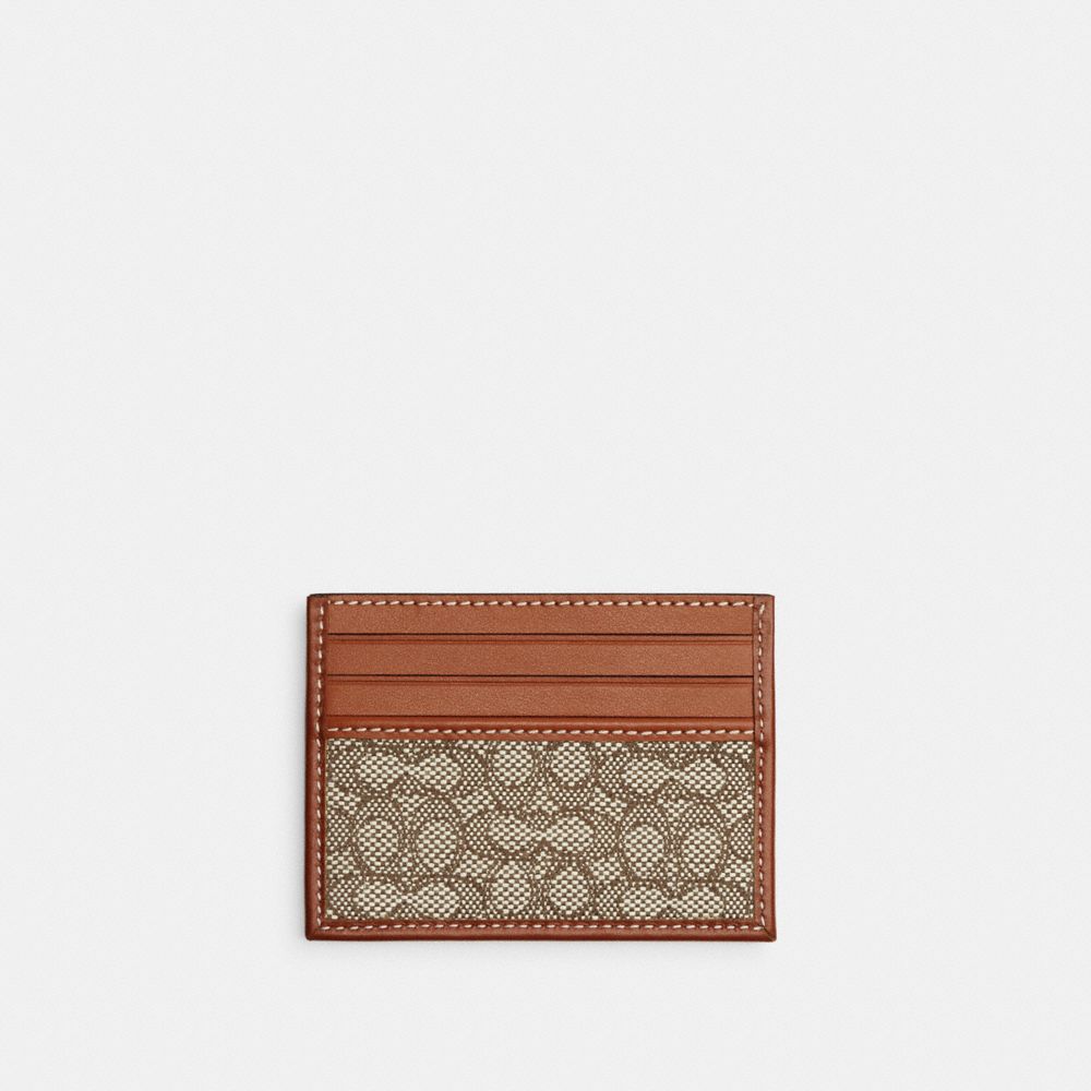 COACH® In Micro Signature Jacquard Kortetui Herre Grå Brune | DKWNY878