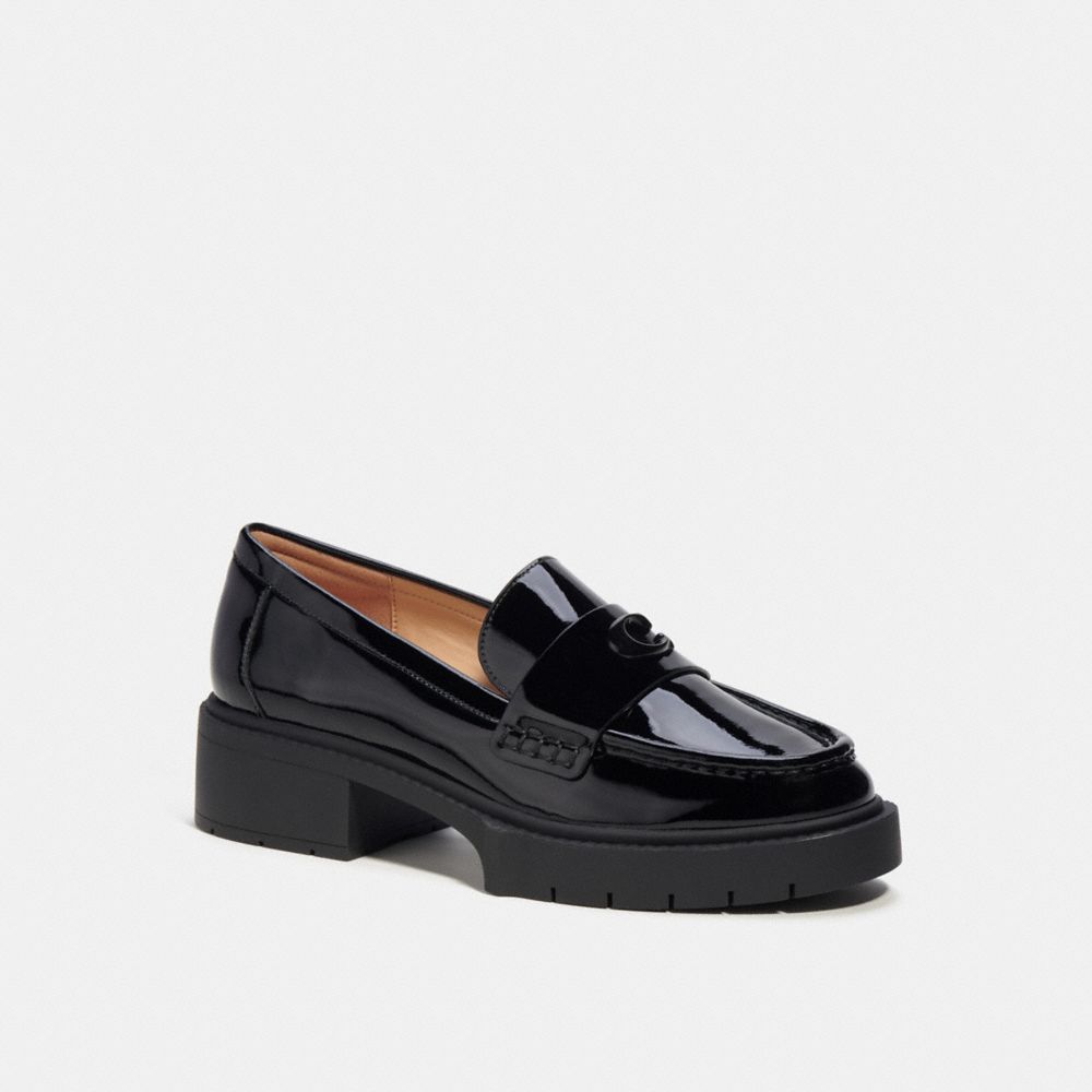 COACH® Leah Loafer Dame Sort | DKJPE740