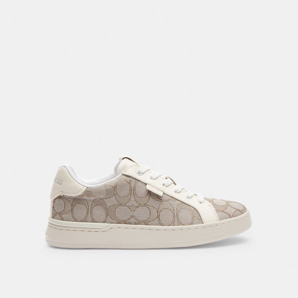 COACH® Lowline Low Top Sneakers Dame Grå | DKZUX704