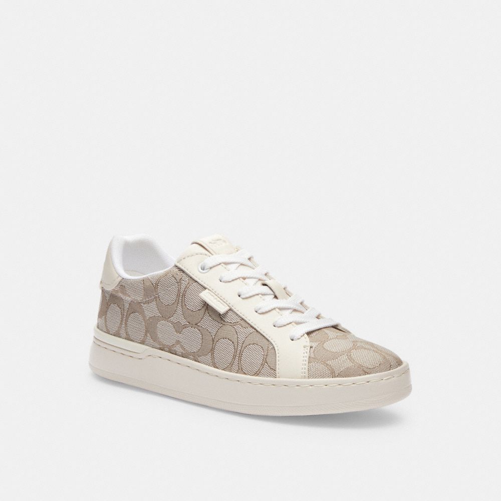 COACH® Lowline Low Top Sneakers Dame Grå | DKZUX704