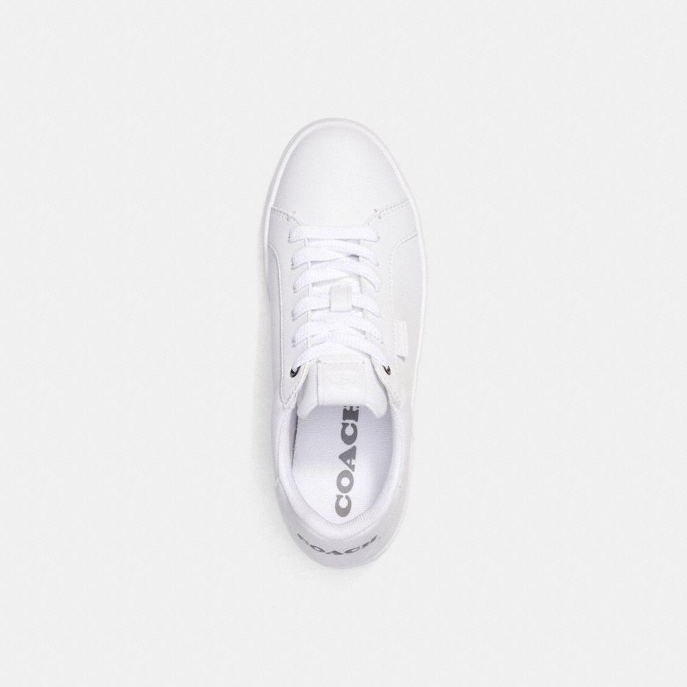 COACH® Lowline Low Top Sneakers Dame Hvide | DKXYZ703