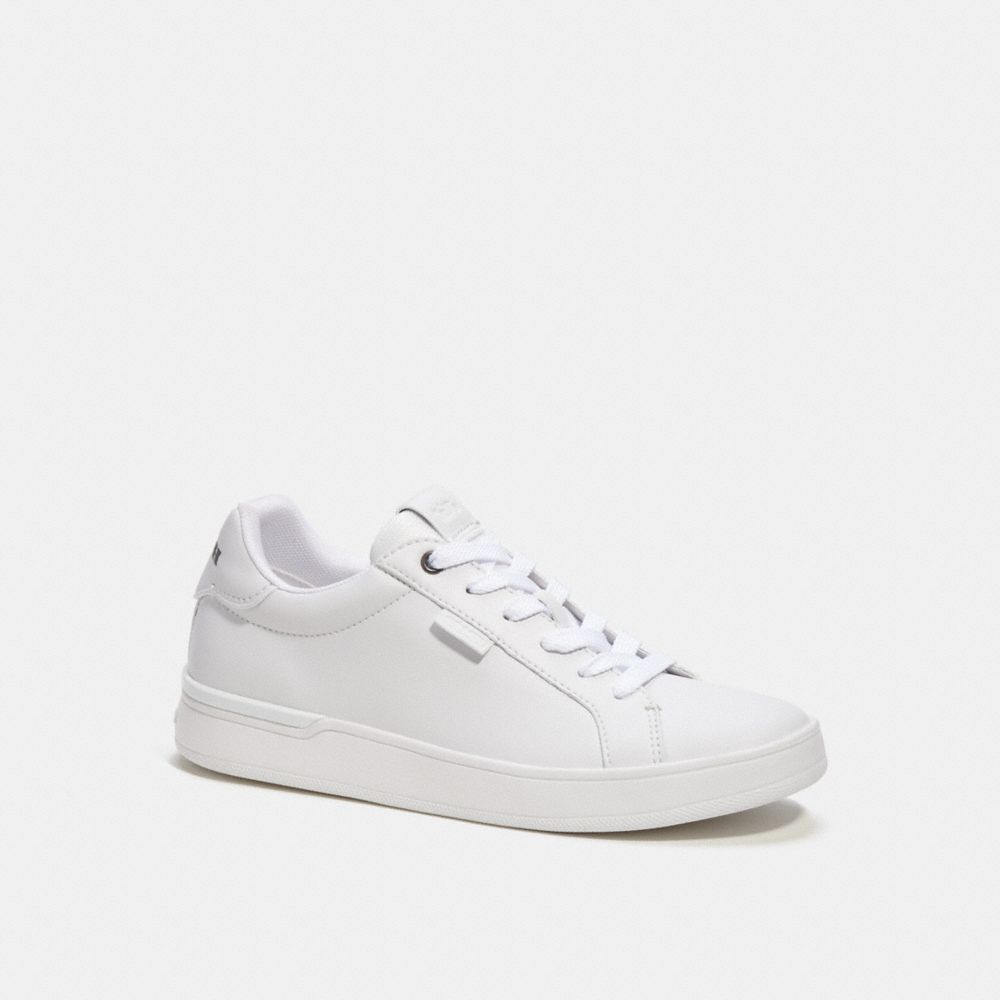 COACH® Lowline Low Top Sneakers Dame Hvide | DKXYZ703