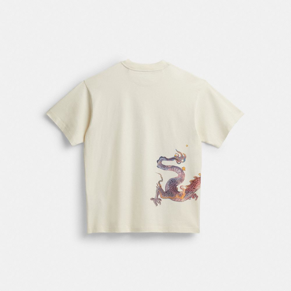 COACH® New Year With Dragon T Shirts Herre Hvide | DKHAV895