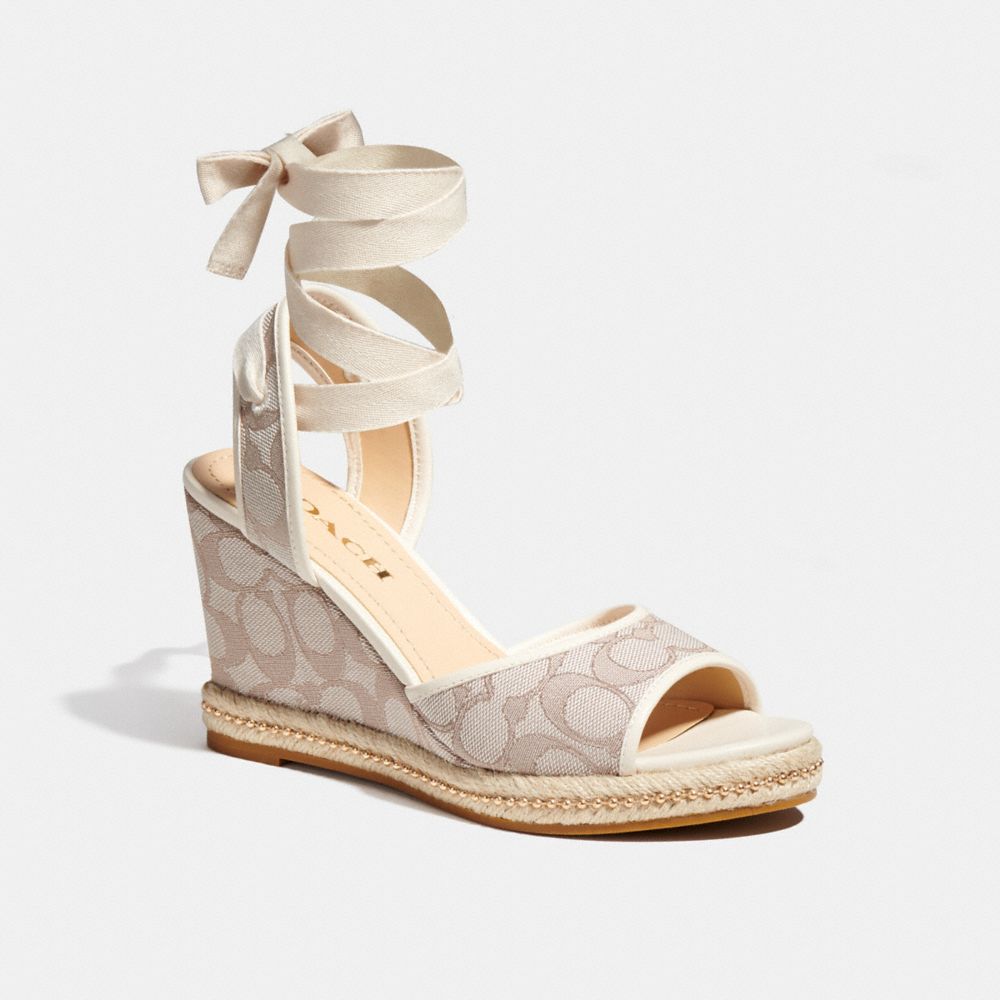 COACH® Page Wedge Fritidssko Dame Grå | DKNWF751