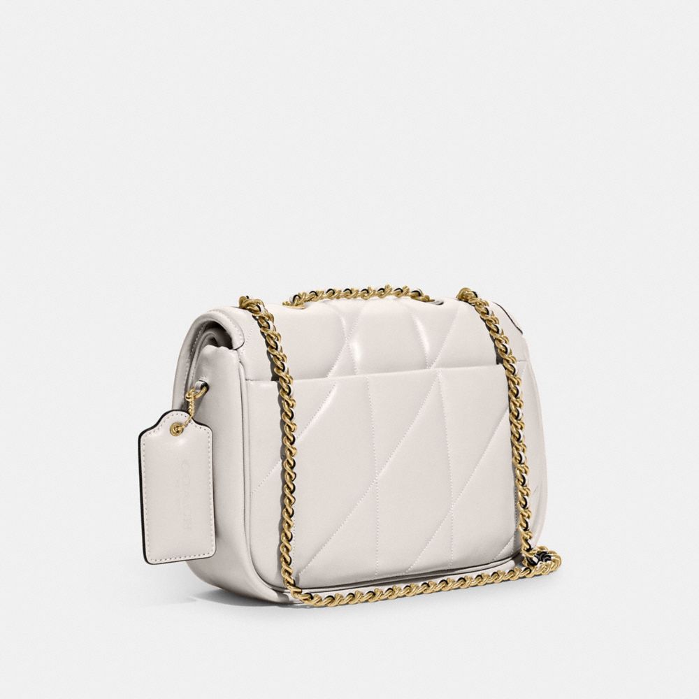 COACH® Pillow Madison With Quilting Skulder Taske Dame Hvide | DKILM196