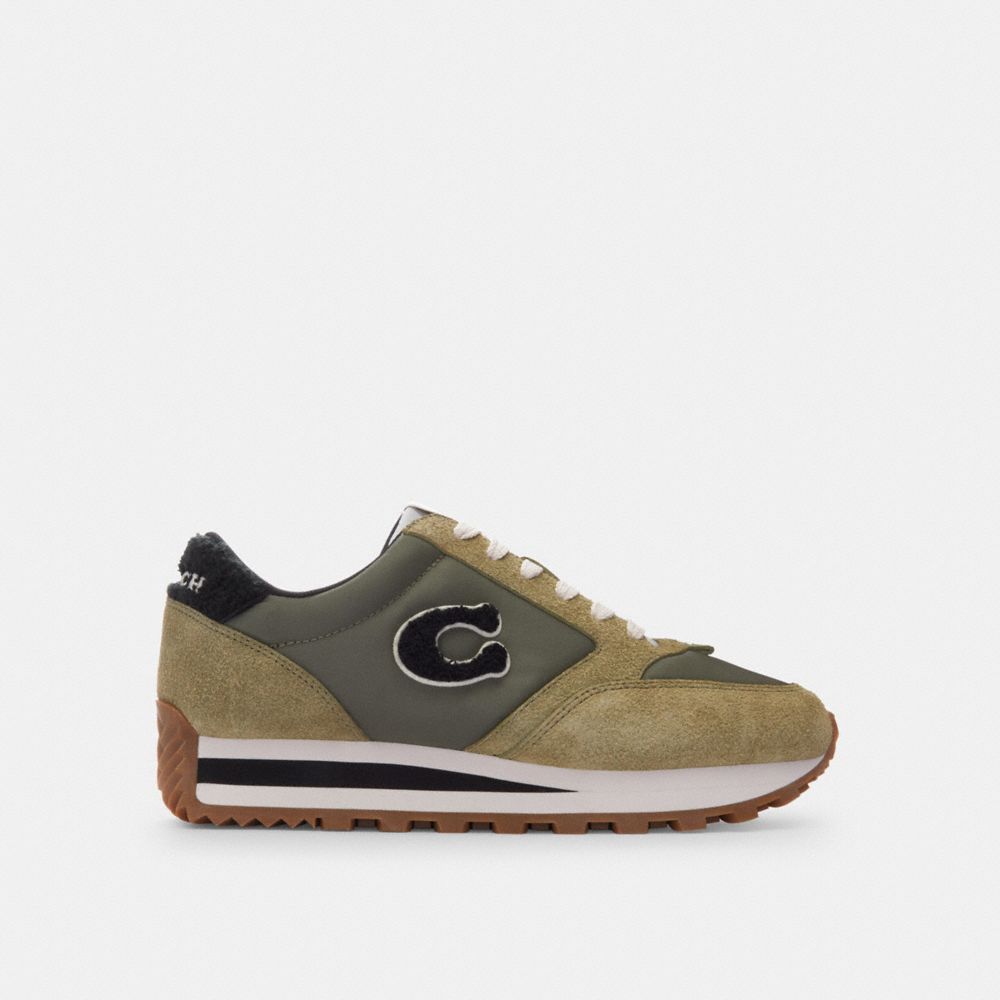 COACH® Runner Sneakers Dame Grøn | DKNWD696