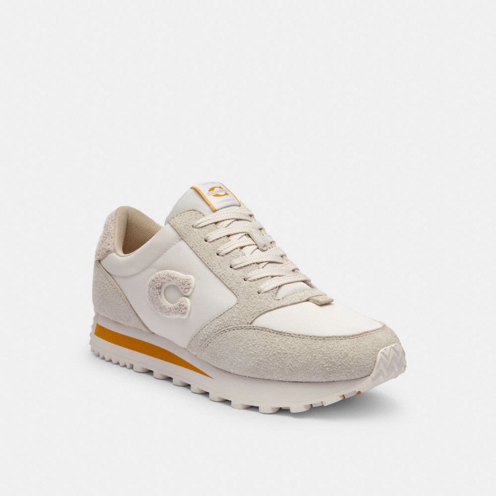 COACH® Runner Sneakers Herre Grå Hvide | DKTCP936