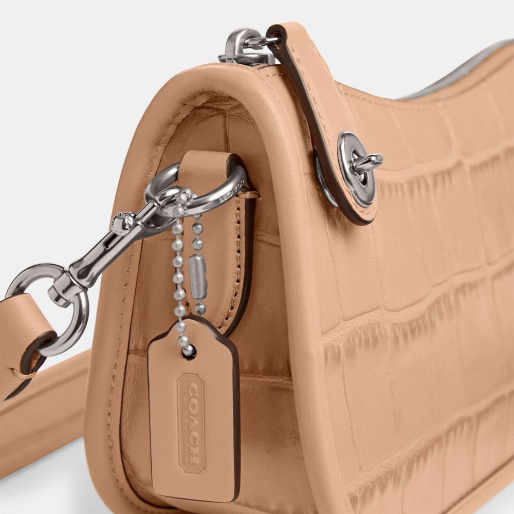 COACH® Swinger 20 Skulder Taske Dame Sølv | DKXYD183