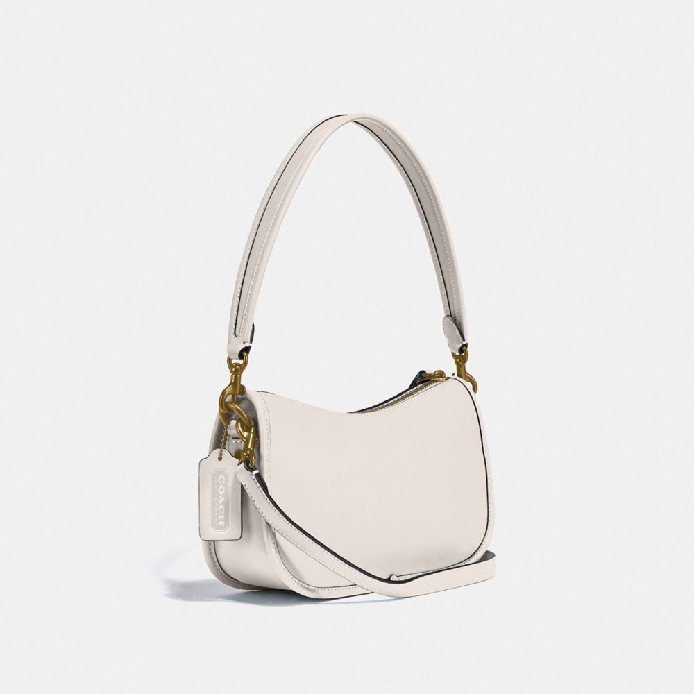 COACH® Swinger Skulder Taske Dame Hvide | DKZUF184