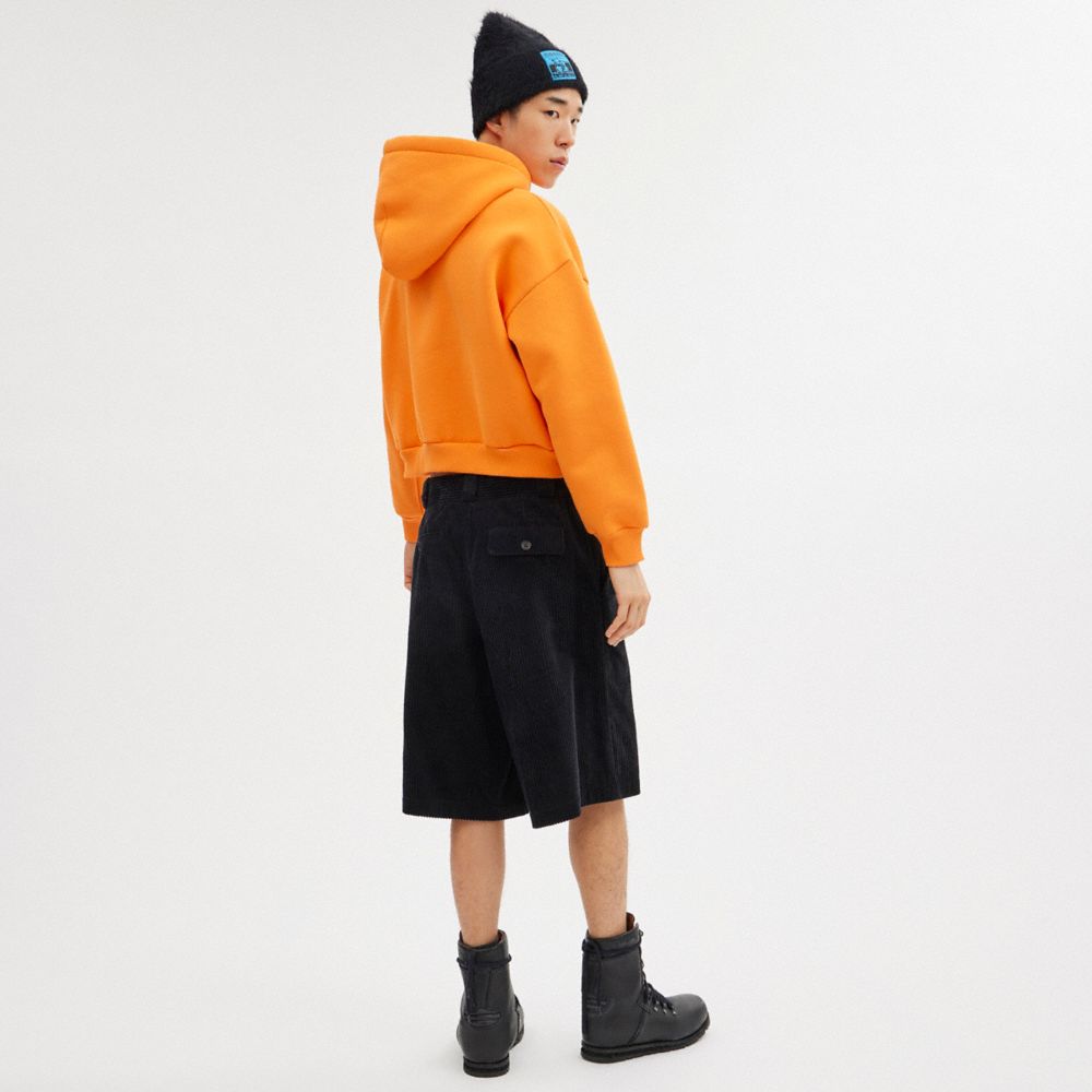 COACH® The Lil Nas X Drop Cropped Pullover Hættetrøje Dame Orange | DKFDW658