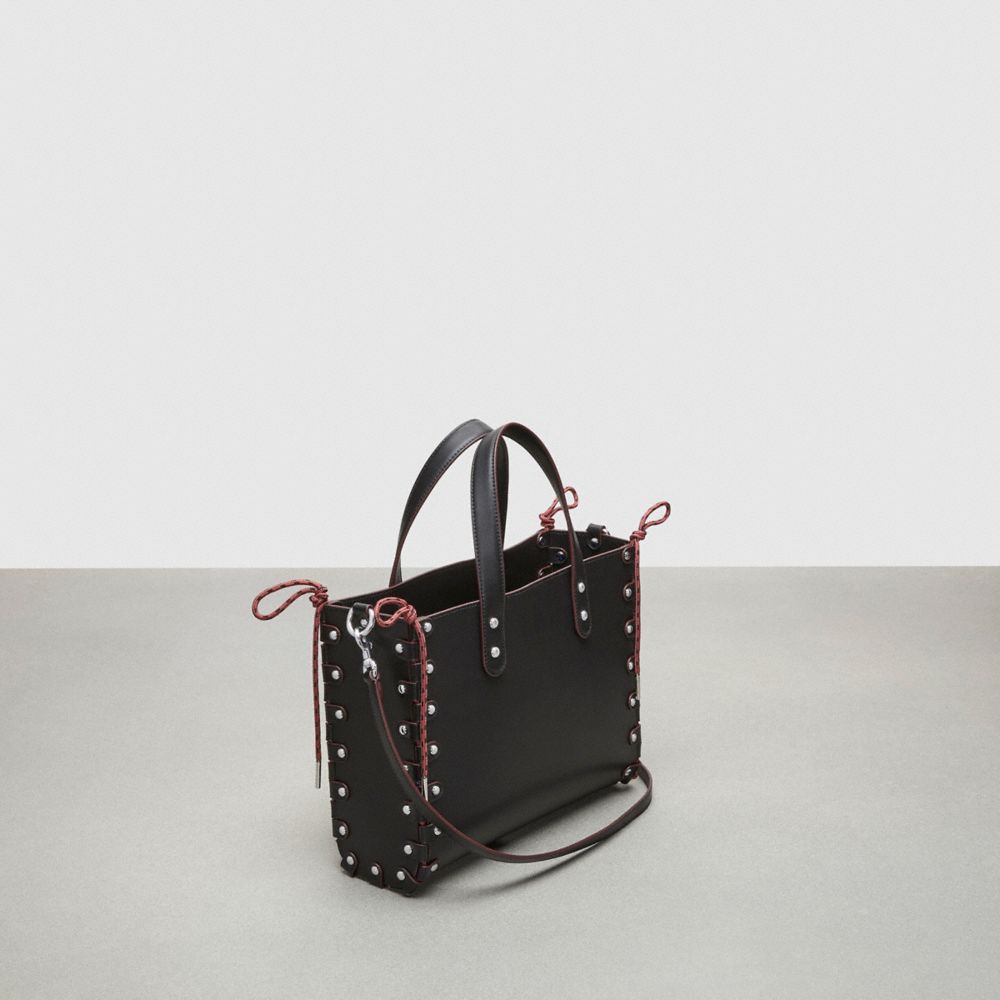 COACH® The Re Laceable: Medium Mulepose Dame Sort | DKAHN141