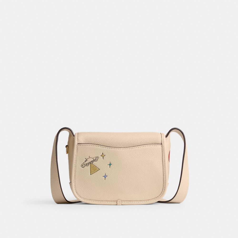 COACH® X Observed By Us Tabby Messenger 19 Crossbody Taske Dame Hvide Flerfarvede | DKOKD264